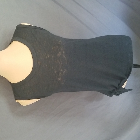 Bobeau Front Tie Knit Tank Top Small - Picture 3 of 7